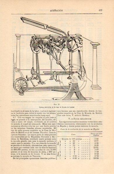 LAMINA V16359: Balanza automatica de la Casa de Moneda de Londres