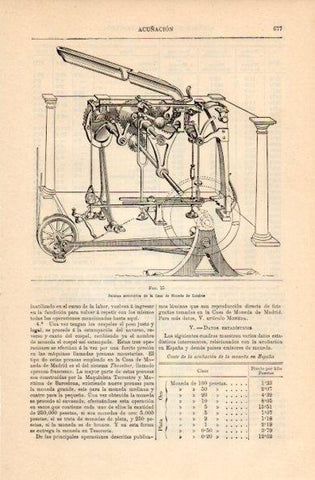 LAMINA V16359: Balanza automatica de la Casa de Moneda de Londres