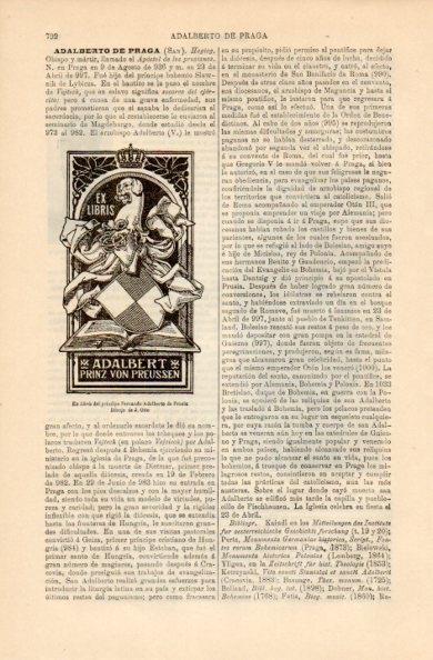 LAMINA V16366: Ex libris del principe Fernando Adalberto de Prusia