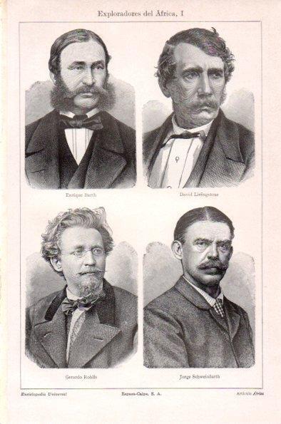LAMINA V16892: Exploradores de Africa