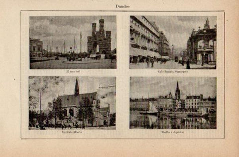 LAMINA V16555: Vistas de Dundee en Escocia
