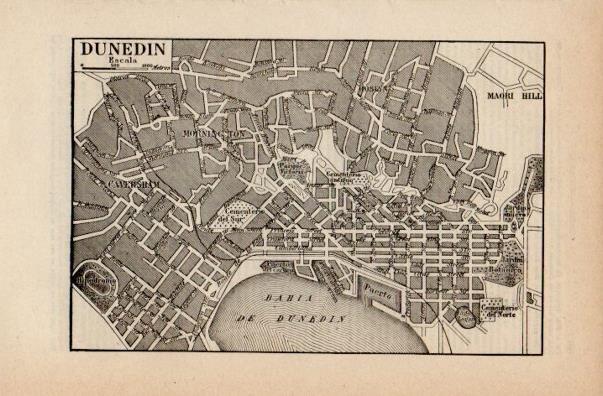 LAMINA V16556: Plano de Dunedin, Nueva Zelanda