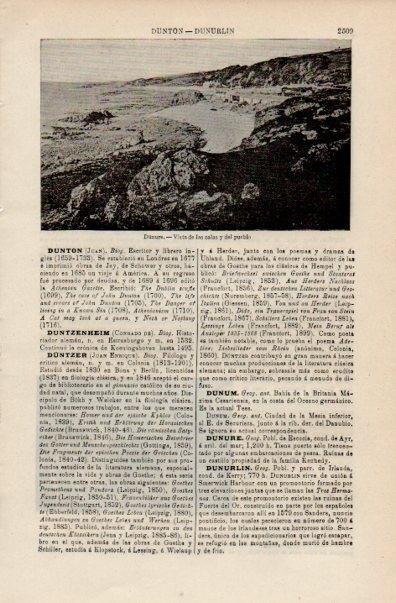LAMINA V16562: Calas y pueblo de Dunure