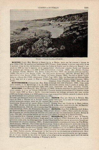 LAMINA V16562: Calas y pueblo de Dunure
