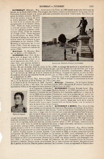 LAMINA V16564: Estatua del Almirante Duperre en La Rochela