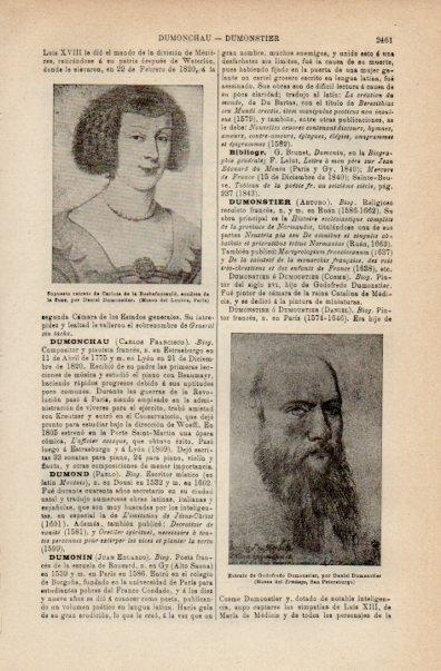 LAMINA V16551: Retratos por Godofredo Dumonstier