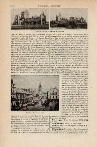 LAMINA V16550: Vistas de Dumfries, Escocia