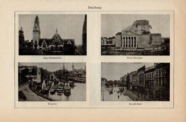 LAMINA V16544: Vistas de Duisburg, Alemania