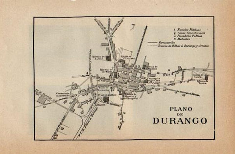 LAMINA V16568: Plano de Durango
