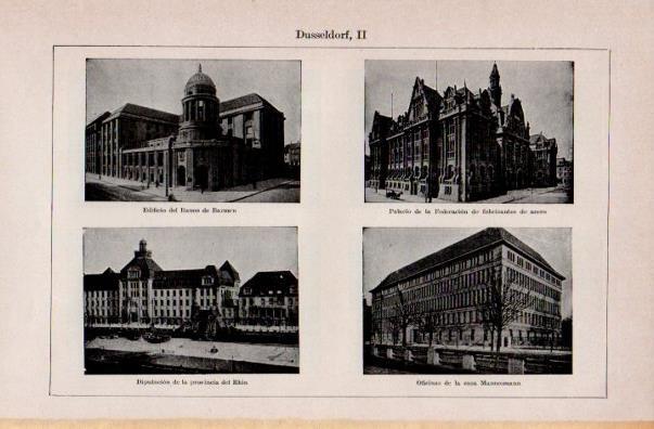 LAMINA V16590: Vistas de Dusseldorf