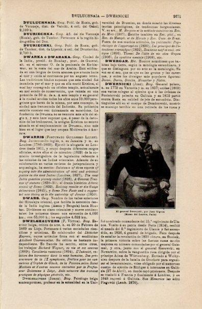 LAMINA V16594: General Dwernieki por Gigoux