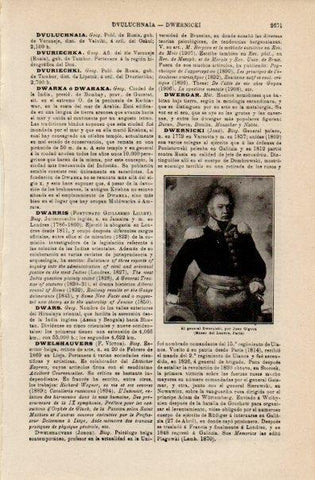 LAMINA V16594: General Dwernieki por Gigoux