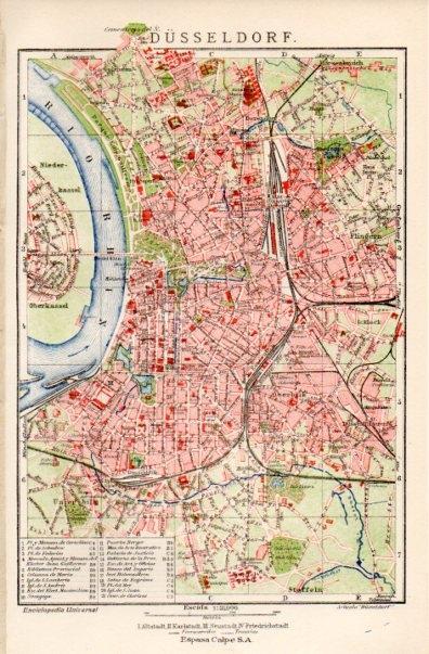 LAMINA V16587: Plano de Dusseldorf