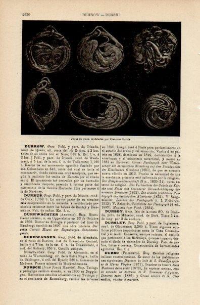 LAMINA V16585: Joyas de plata por F. Durrie
