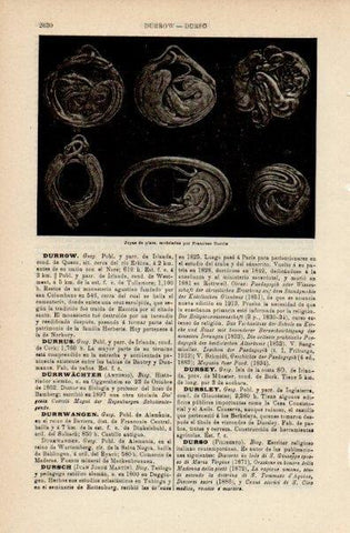 LAMINA V16585: Joyas de plata por F. Durrie