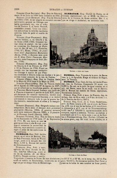 LAMINA V16574: Calle del Oeste en Durban