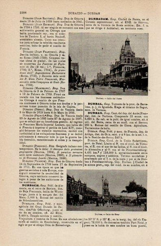 LAMINA V16574: Calle del Oeste en Durban