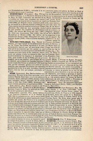 LAMINA V16586: Leonor Duse-Chechl