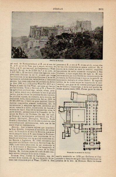 LAMINA V16583: Castillo de Durham