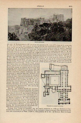 LAMINA V16583: Castillo de Durham