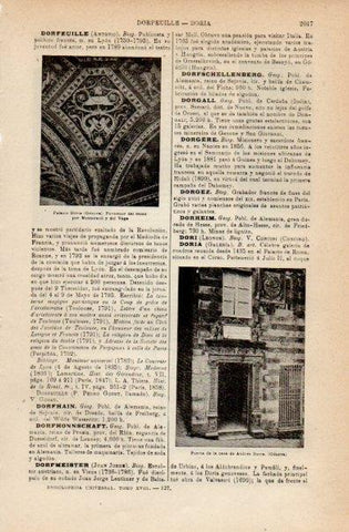 LAMINA V16484: Puerta de la casa de Andres Doria en Genova
