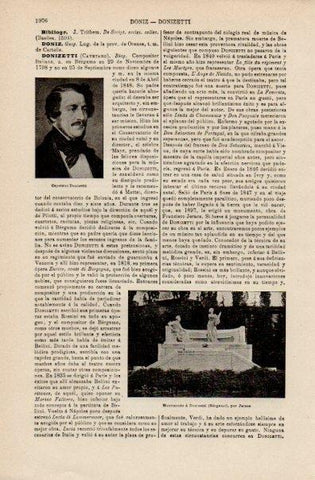 LAMINA V16473: Monumento a Donizetti por Jerace