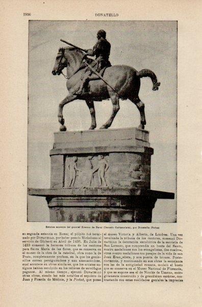 LAMINA V16469: Estatua del general Erasmo de Narni por Donatello