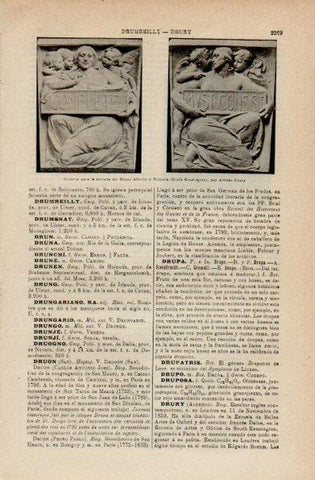 LAMINA V16526: Relieve del Museo Alberto y Victoria por A. Drury