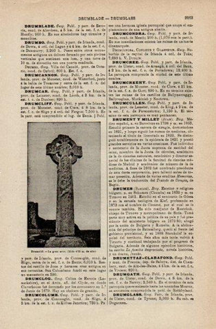 LAMINA V16527: La gran cruz de Drumcriff, Irlanda