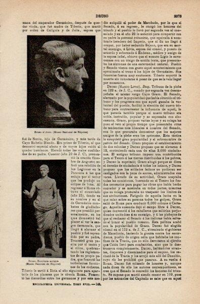 LAMINA V16530: Busto de Druso el Joven