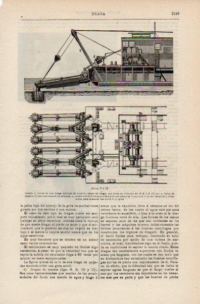 LAMINA V16514: Draga multiple de succion