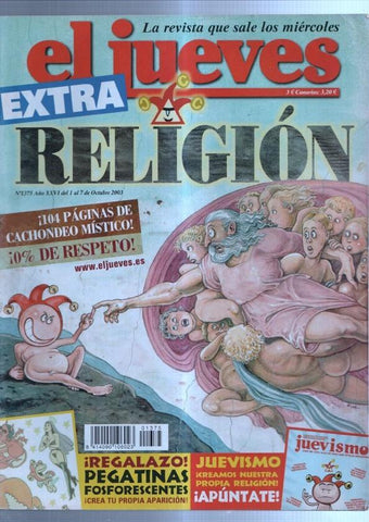 El Jueves revista semanal numero 1375: extra religion
