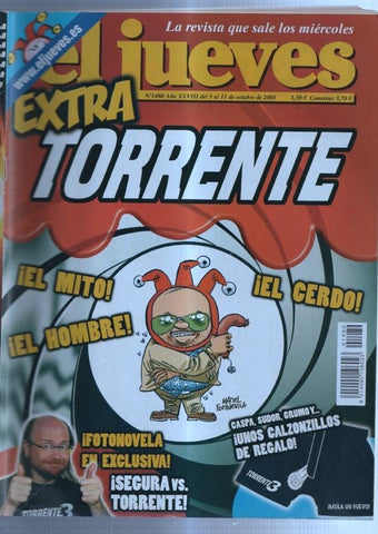 El Jueves revista semanal numero 1480: extra Torrente