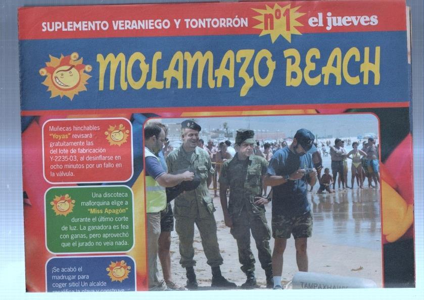 El Jueves revista semanal suplemento: Molamazo Beach