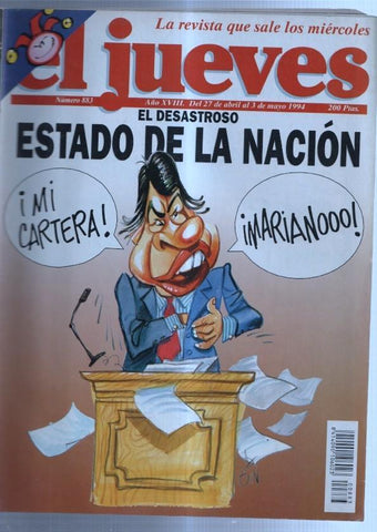 El Jueves revista semanal numero 0883: poster de Luis Roldan