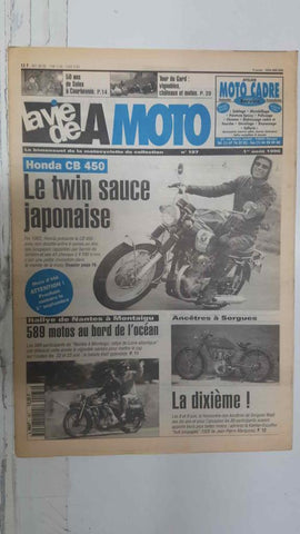 La Vie de la Moto, Numero 187: 1er août 1996 - Honda CB 450 le twin sauce japonaise