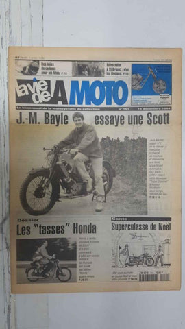 La Vie de la Moto, Numero 151: 15 décembre 1994 - J. M. Bayle essaye une Scott