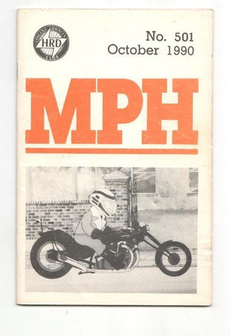 Revista / magazine MPH num 501, october 1990: Vincent HRD Owners Club