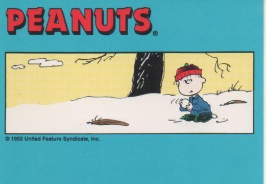 Cromo E003340: Trading Card. Peanuts Classics, nº 87 December 3, 1989