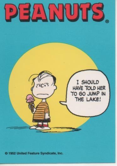 Cromo E003339: Trading Card. Peanuts Classics, nº 85 February 2, 1969