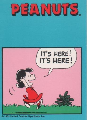 Cromo E003327: Trading Card. Peanuts Classics, nº 66 January 1, 1969
