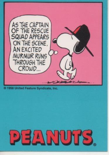 Cromo E003322: Trading Card. Peanuts Classics, nº 58 January 28, 1969