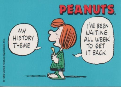 Cromo E003345: Trading Card. Peanuts Classics, nº 93 April 8, 1979
