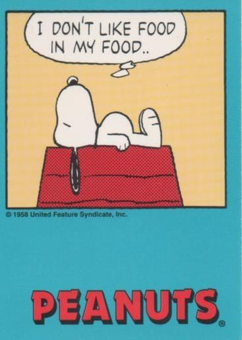 Cromo E003369: Trading Card. Peanuts Classics, nº 127 July 17, 1989