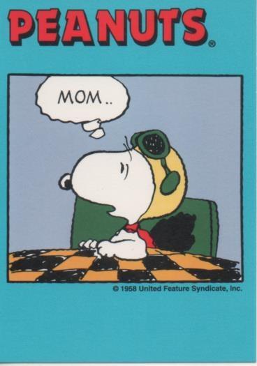 Cromo E003365: Trading Card. Peanuts Classics, nº 121 October 3, 1989