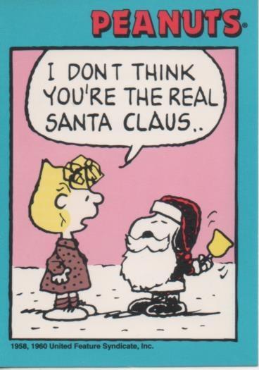 Cromo E003363: Trading Card. Peanuts Classics, nº 117 December 23, 1989