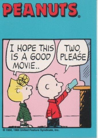 Cromo E003362: Trading Card. Peanuts Classics, nº 116 November 23, 1979