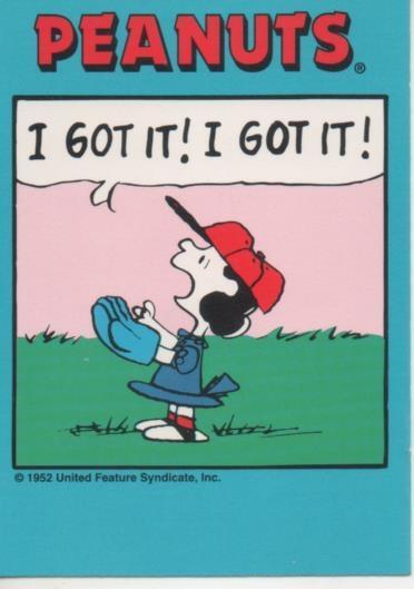 Cromo E003360: Trading Card. Peanuts Classics, nº 114 May 22, 1979
