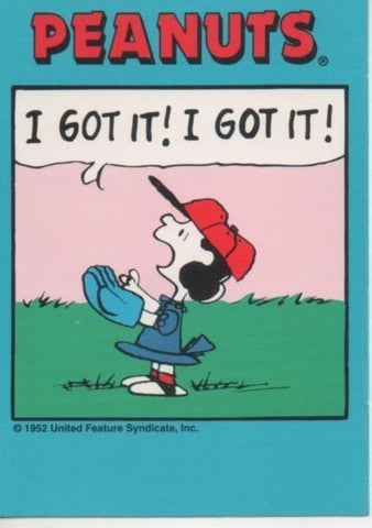 Cromo E003360: Trading Card. Peanuts Classics, nº 114 May 22, 1979