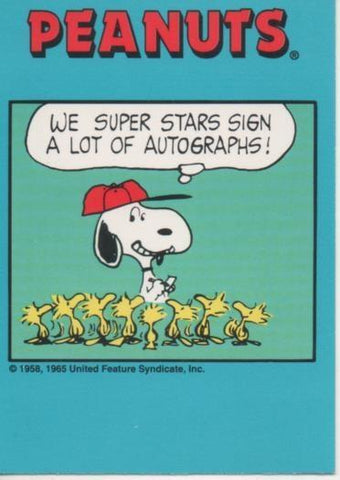 Cromo E003359: Trading Card. Peanuts Classics, nº 112 August 1, 1969